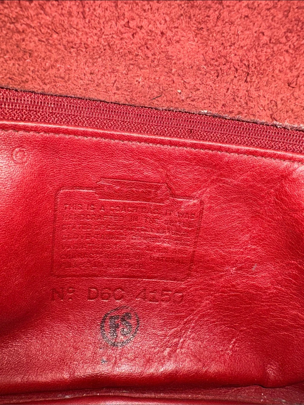 RARE COACH 4150 burgundy Fletcher Flap Shoulder Bag
